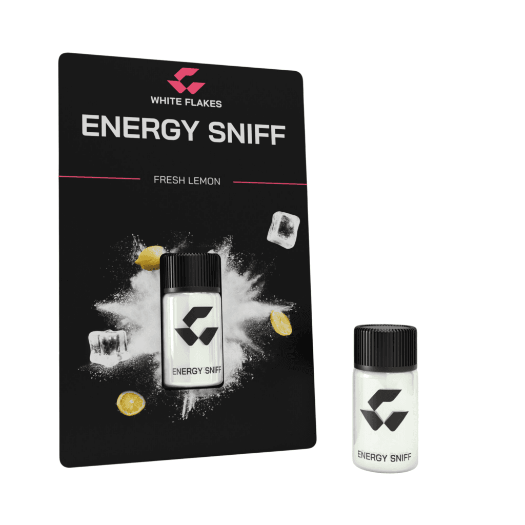 White flakes fresh lemon Energy Sniff